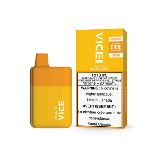 Vice box 6000 Orange ice 20mg/mL disposable