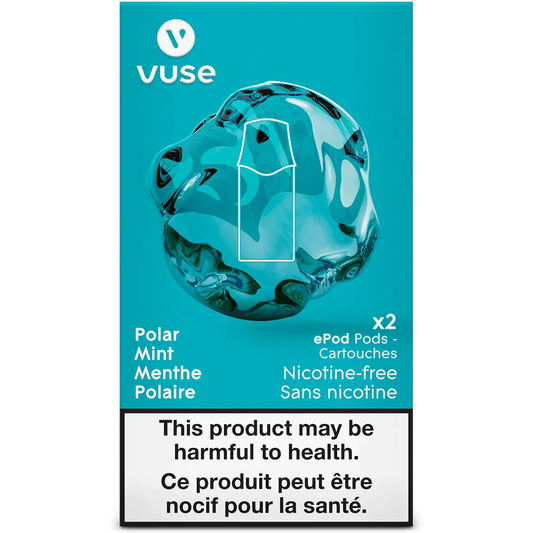 Vuse epod polar mint nicotine free ×2