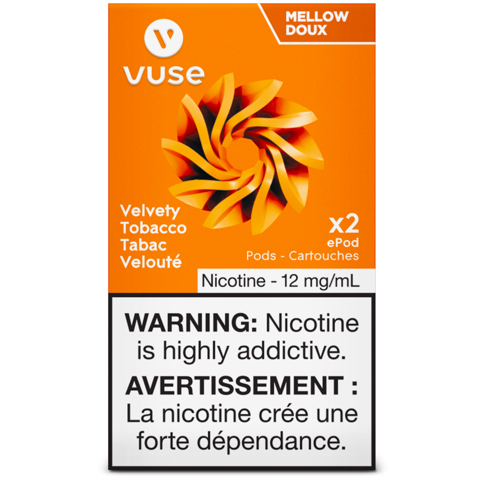 Vuse epod velvety tobacco mellow 12mg/mL ×2