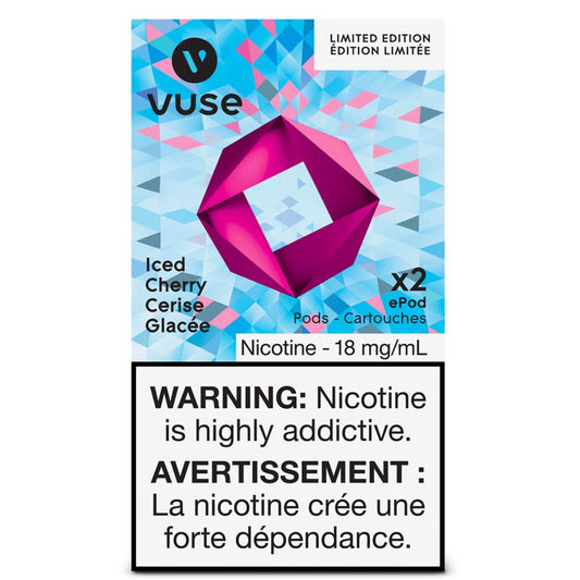 Vuse epod iced cherry 18mg/mL ×2