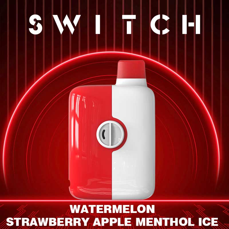 Mr Fog Switch 5500 Watermelon Strawberry Apple Menthol Ice 20mg/mL disposable