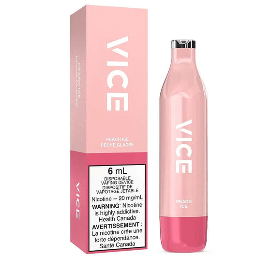 Vice 2500 peach ice 20mg/mL disposable