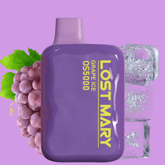 Lost Mary 5000 Grape Ice 20mg/mL disposable (Provincial)