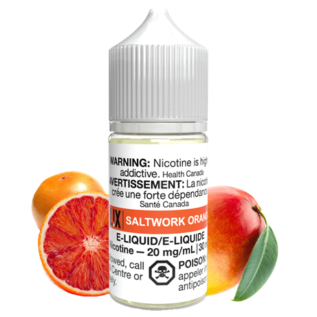 LiX e-liquid saltwork orange 20mg/ml 30ml