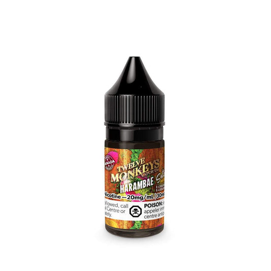 Twelve monkeys E-liquid harambae 10mg - 30ml