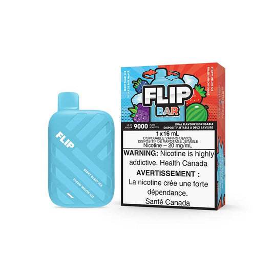 Flip Bar 9000 Berry Blast ice+ Straw Melon Ice 20mg/mL disposable