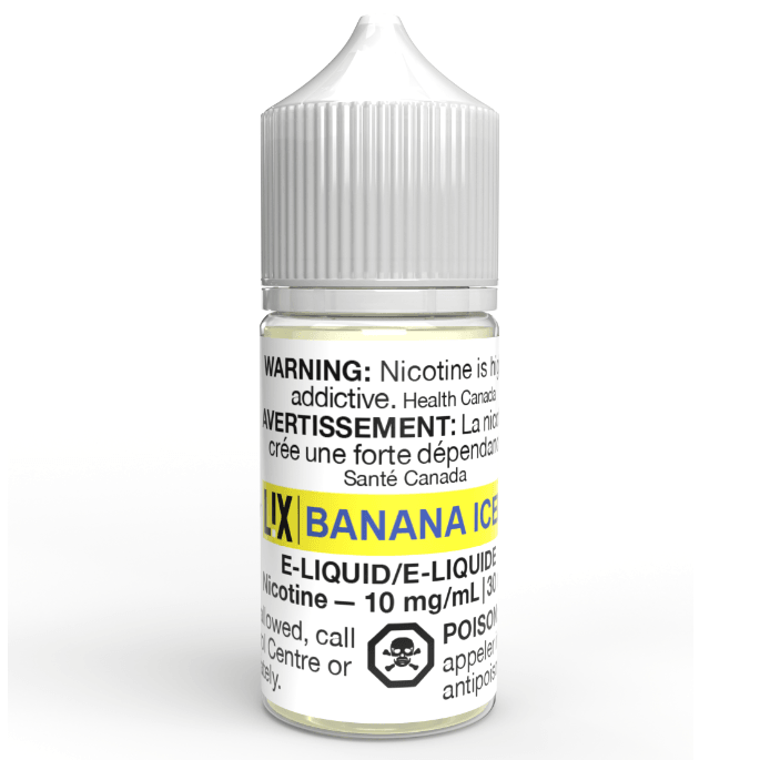 LiX e-liquid banana iced 10mg/ml 30ml