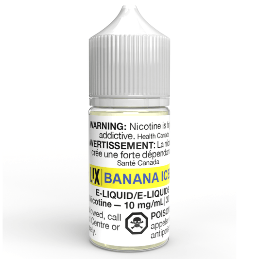 LiX e-liquid banana iced 10mg/ml 30ml