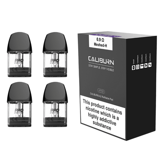 Caliburn A2 Replacement Pods 0.9Ω 4 Pack