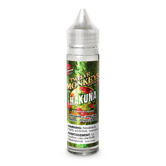 Twelve monkeys E-liquid hakuna 6mg - 60ml