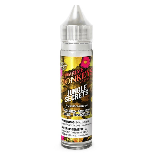 Twelve monkeys E-liquid jungle secrets mango lychee 6mg - 60ml