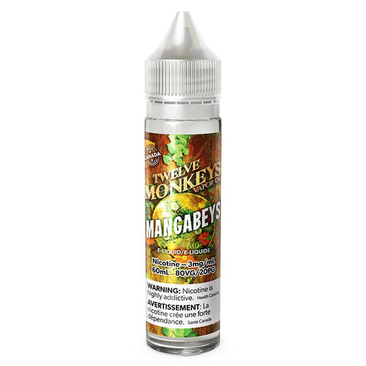 Twelve monkeys E-liquid mangabeys 6mg - 60ml