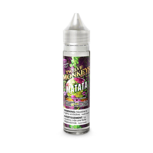 Twelve monkeys E-liquid matata grape apple 6mg - 60ml