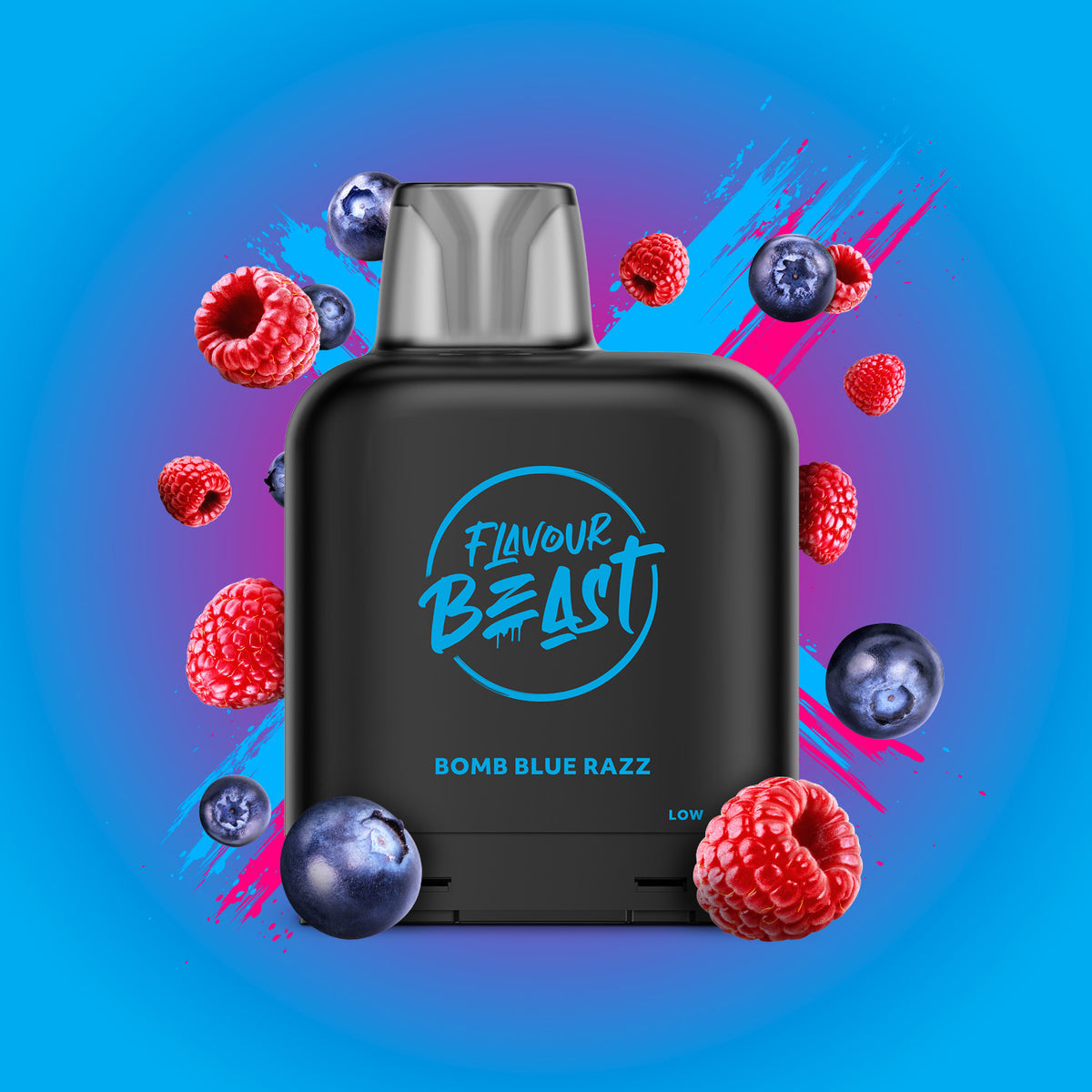 Flavour beast LevelX pod 7K Bomb Blue Razz 20mg/ml