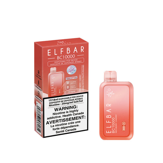 Elf Bar BC10K Red Berry Cherry (Provincial) 20mg/mL disposable