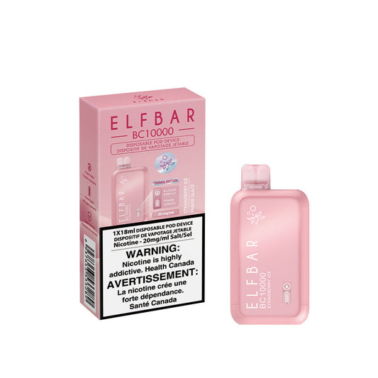 Elf Bar BC10K Strawberry Ice 20mg/mL disposable