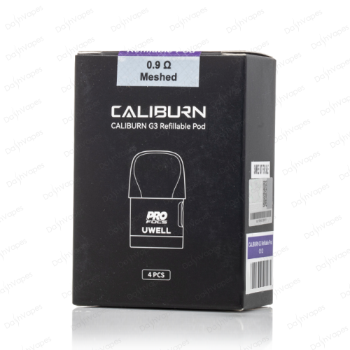 Caliburn G3 Replacement Pods 0.9Ω 4 Pack