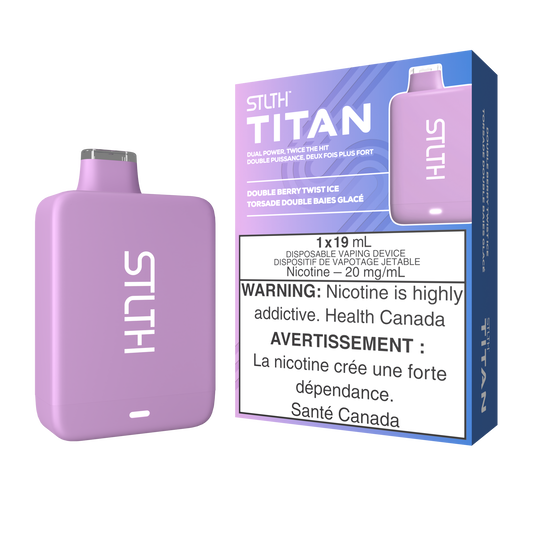 Stlth Titan 10K Double Berry twist ice 20mg/mL disposable