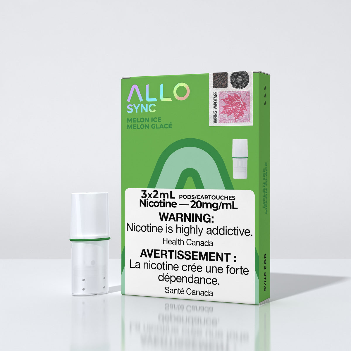 Allo sync melon ice 20mg/mL pods