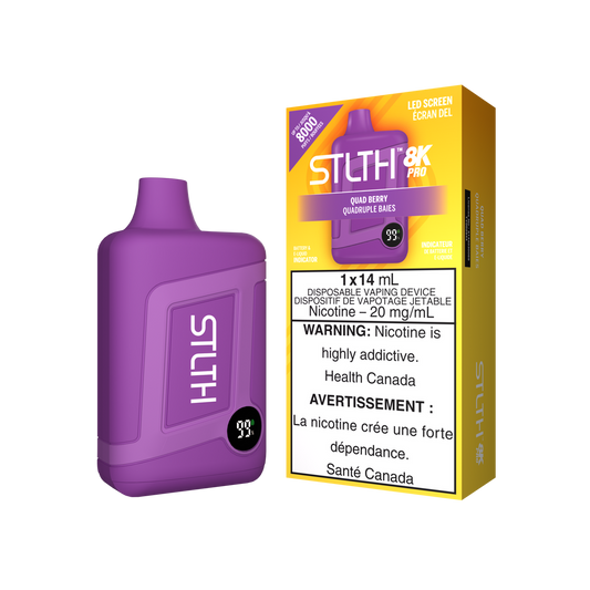 Stlth 8KPro Quad berry 20mg/ml disposable