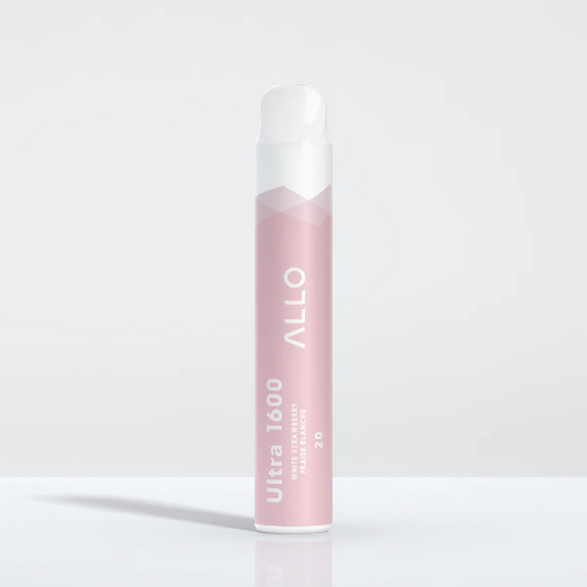 Allo ultra 1600 White strawberry 20mg/mL disposable