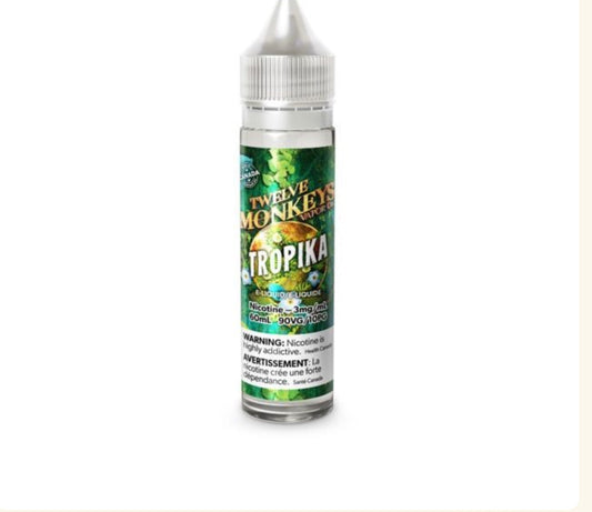 Twelve monkeys E-liquid tropika 6mg - 60ml