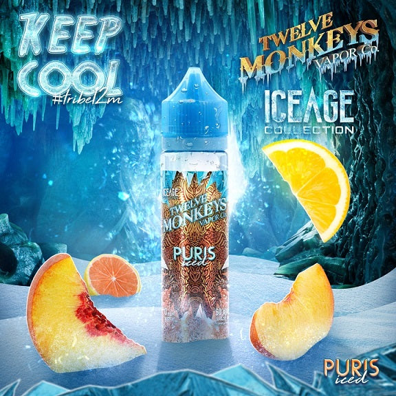 Twelve monkeys E-liquid ice age puris 0mg - 60ml