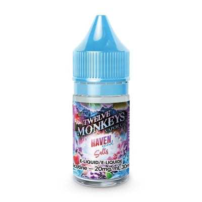 Twelve monkeys E-liquid ice age haven iced salts 20mg - 30ml