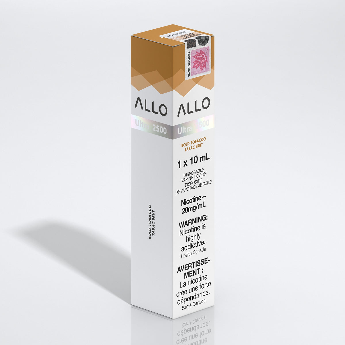 Allo ultra 2500 Bold tobacco 20mg/mL disposable