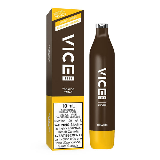 Vice 5500 tobacco 20mg/ml disposable