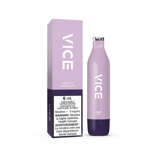 Vice 2500 grape ice 0mg/mL disposable