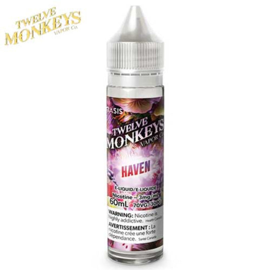 Twelve monkeys E-liquid haven 3mg - 60ml