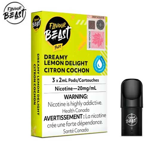 Flavour beast dreamy lemon delight 20mg/mL pods