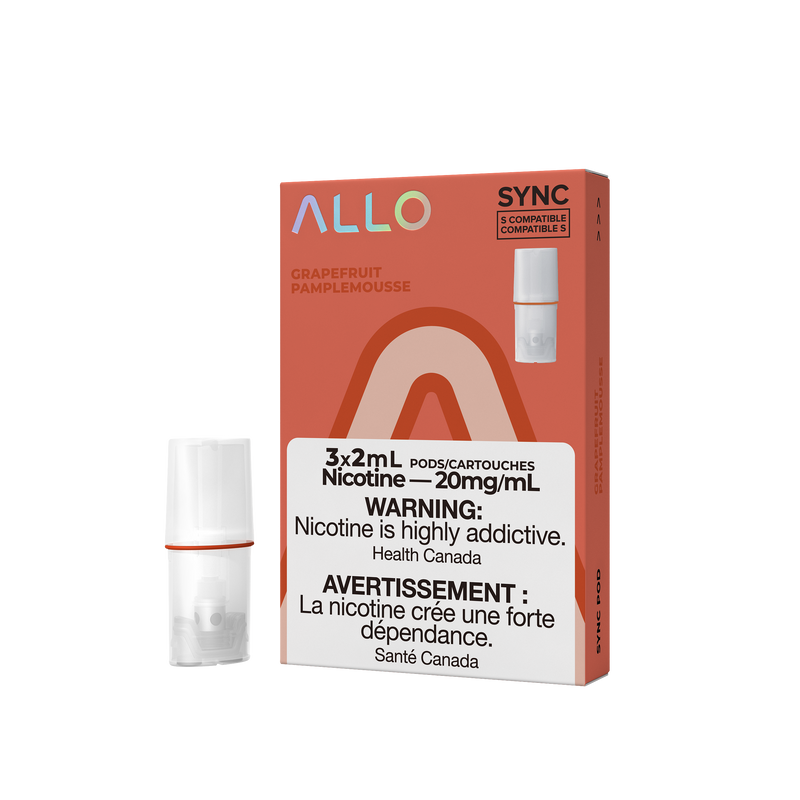 Allo Sync Grapefruit 20mg/mL Pods