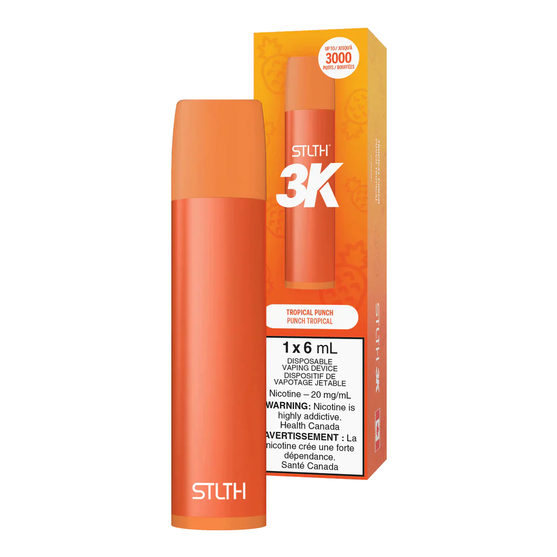 Stlth 3k Tropical Punch 20mg disposable (Provincial)