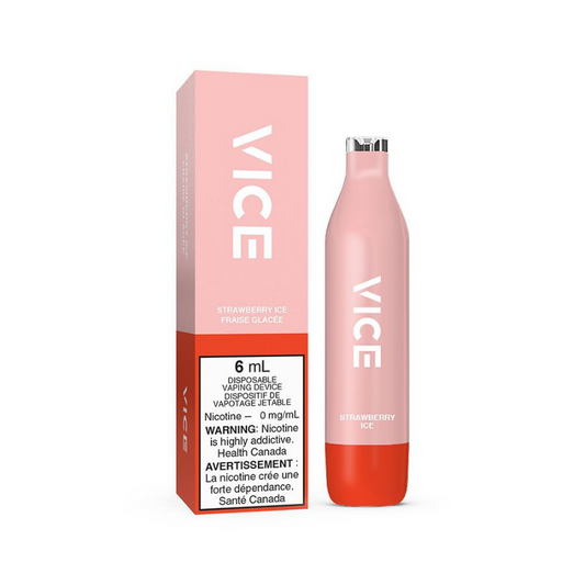 Vice 2500 strawberry ice 0mg/mL disposable