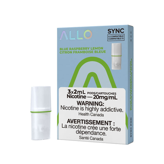 Allo Sync Blue Raspberry Lemon 20mg Pods