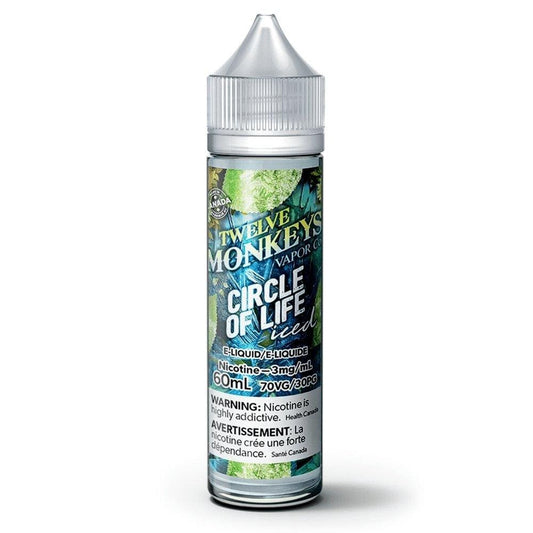 Twelve monkeys E-liquid ice age circle of life 0mg - 60ml