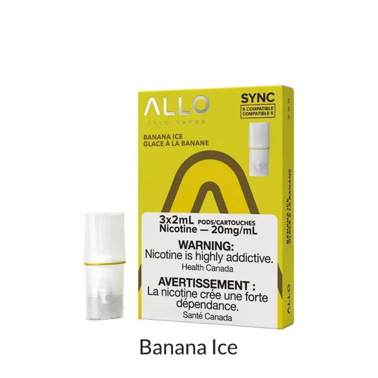 Allo Sync HIT Banana Ice 20mg Pods