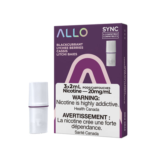 Allo Sync Blackcurrant Lychee Berries 20mg Pods