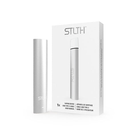 Stlth solo device white/silver metal