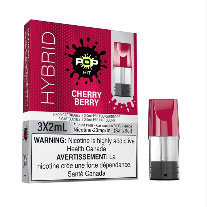 Pop hit cherry berry pods 20mg