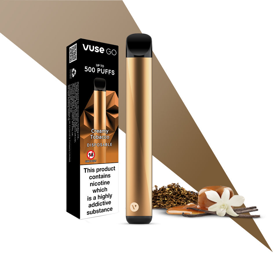 Vuse go disposable creamy tobacco 20mg/mL disposable – vape shop-s