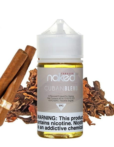 Naked E-liquid Cuban blend 0.1mg - 30ml