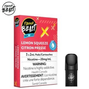 Flavour beast lemon squeeze ice 20mg/mL pods