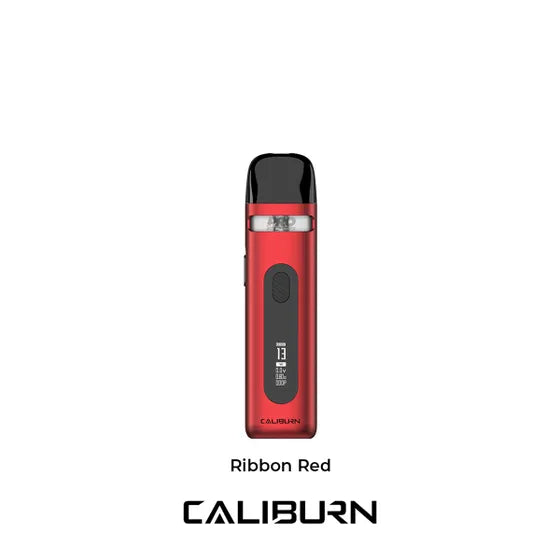 Uwell Caliburn X vaping device kit Ribbon Red