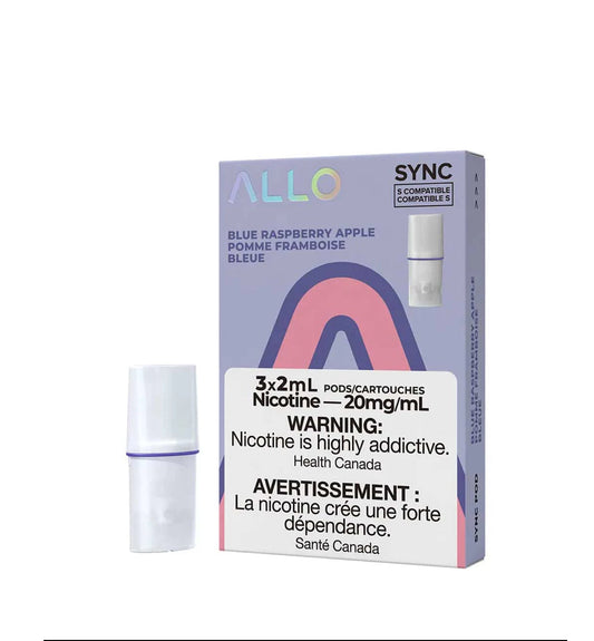 Allo Sync Blue Raspberry Apple 20mg Pods