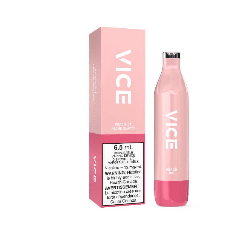 Vice 2500 peach ice 12mg/mL disposable