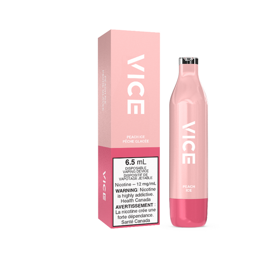 Vice 2500 peach ice 12mg/mL disposable