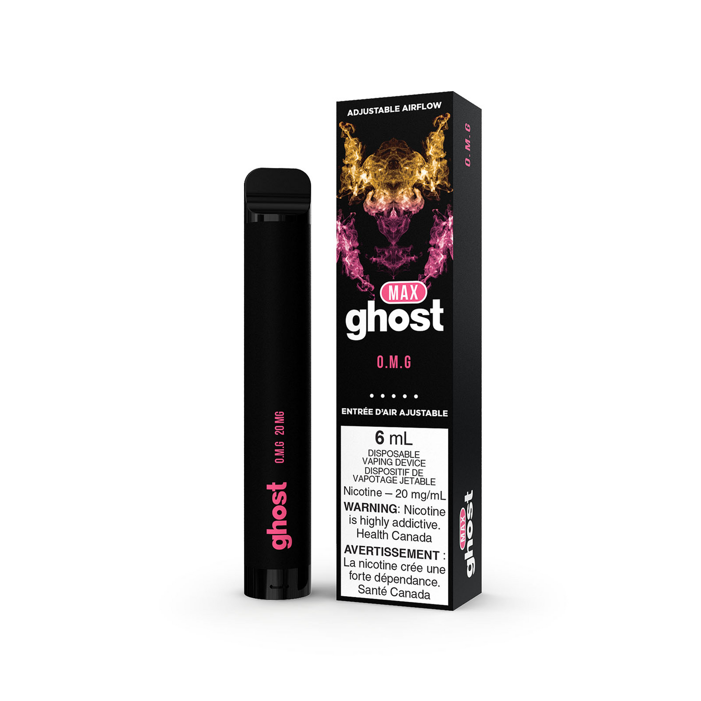 Ghost max omg 20mg/mL disposable